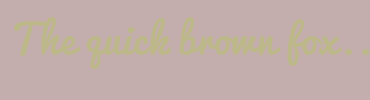Image with Font Color BCB88A and Background Color C4AEAD